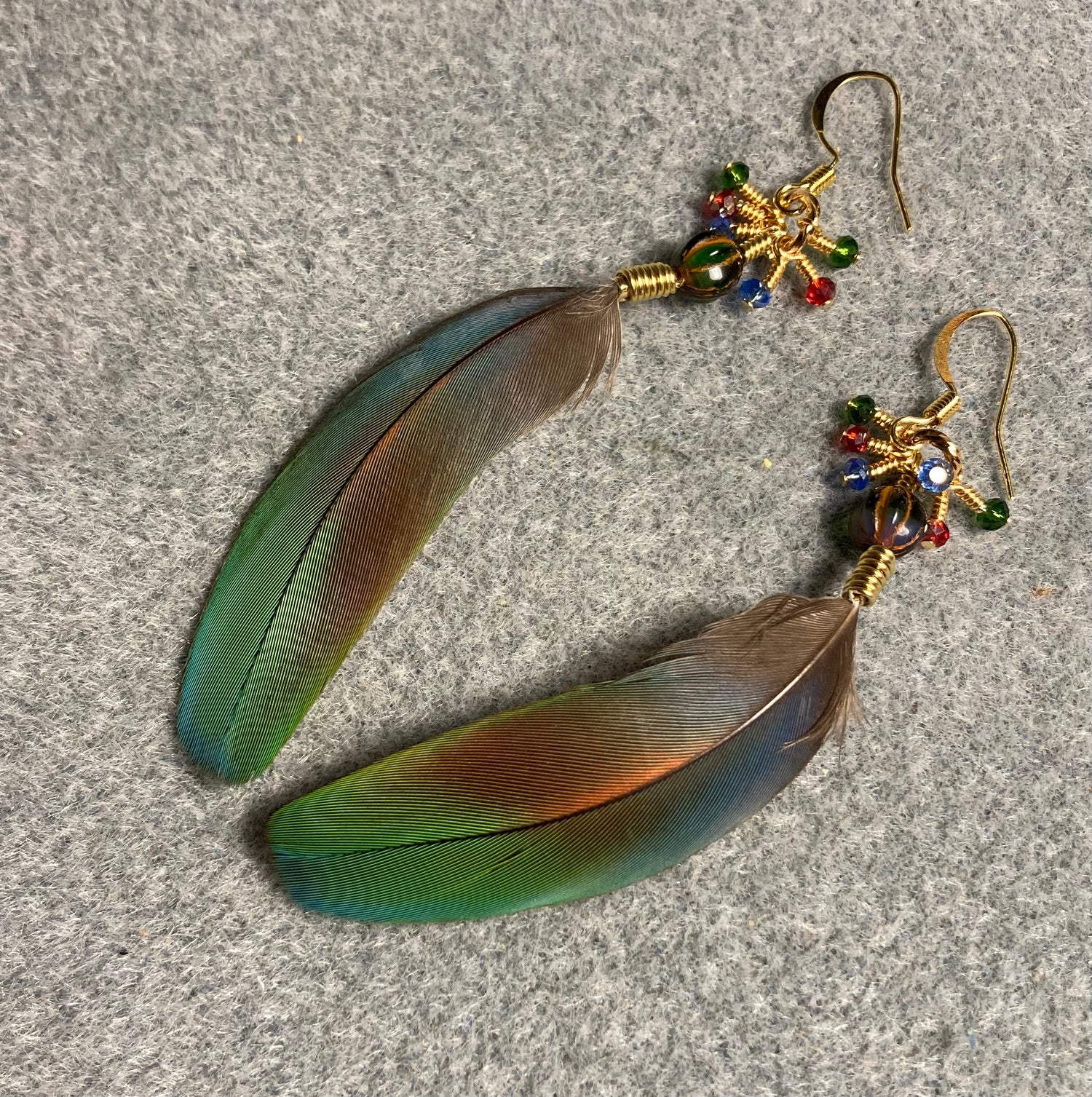 Medium Feather Earrings